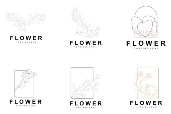 Download Floral Logo, Leaves and Flowers Botanica - Leaves Collection