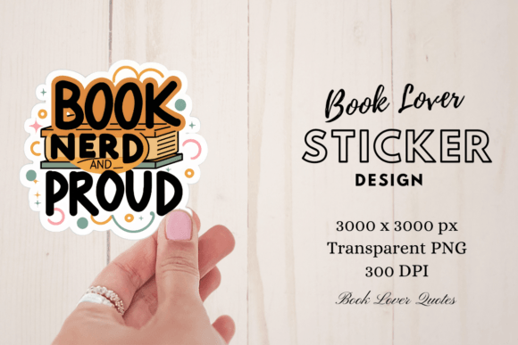 Download Book Lover Digital Sticker Png - Digital sticker Collection