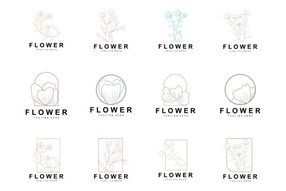 Download Floral Logo, Leaves and Flowers Botanica - Leaves Collection