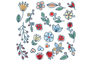 Download Meadow Garden Twigs Leaves and Flowers - Leaves Collection