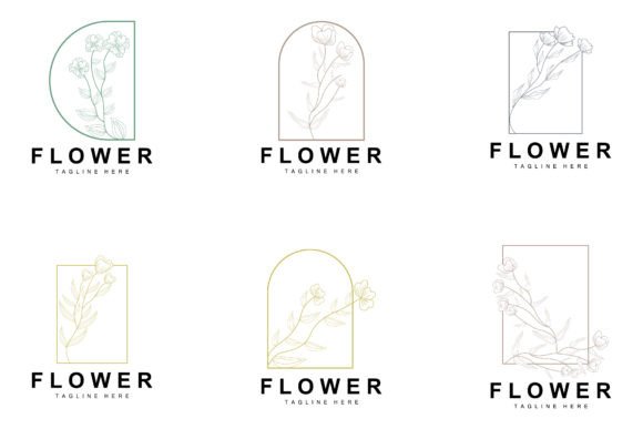 Download Floral Logo, Leaves and Flowers Botanica - Leaves Collection