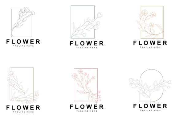 Download Floral Logo, Leaves and Flowers Botanica - Leaves Collection